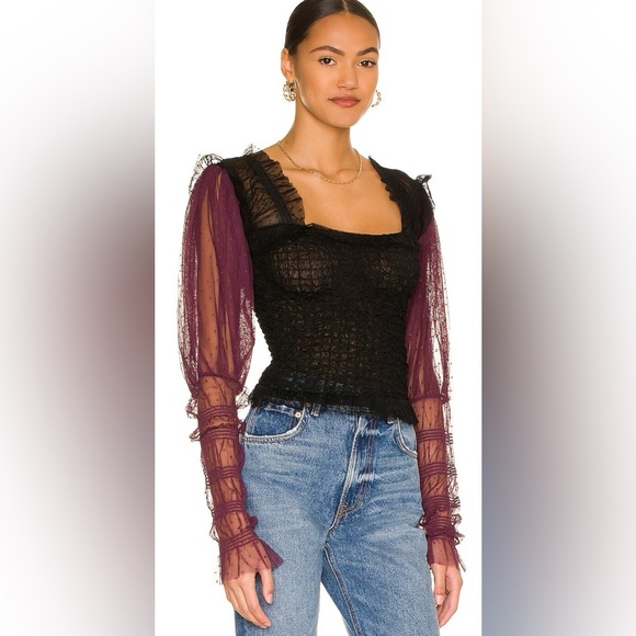 Free People Tops - Free People Nothing Sweeter Sheer Top
